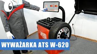 Wyważarka do Kół REDATS W620 wyważanie koła stalowego aluminiowego kalibracja [upl. by Reta910]