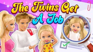 Barbie  The Twins Get a Job  Ep362 [upl. by Anesor]