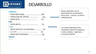 CASO PRACTICO DE RENTA DE CUARTA CATEGORIA 2018 [upl. by Daisie]