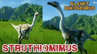 STRUTHIOMIMUS DINOSAURUS SANG PELARI  Planet Dinosaurus Era Jurassic World [upl. by Novrej]