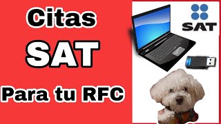 ✅ Cómo sacar mi Cita en el SAT para tu RFC 2022 🤔  desde Casa [upl. by Eseryt]