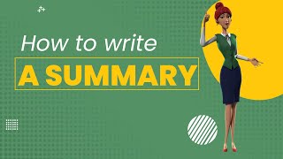 How to write a summary  BEST guide [upl. by Herzog]