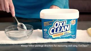 Clean Wine Stains with OxiClean™ Versatile Stain Remover [upl. by Lednew431]