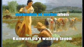 Maligayang Araw  Filipino Folk Song VideokeKaraoke [upl. by Kemp]