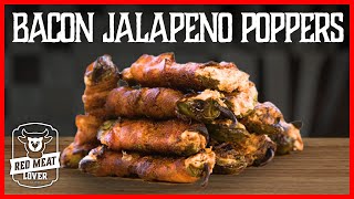 I stuffed Bacon Wrapped Jalapeno Poppers with leftover BRISKET [upl. by Therine]