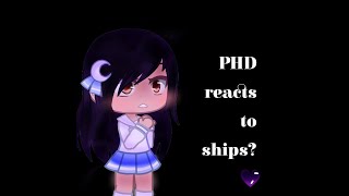 💜💙  PDH Reacts to ships   Aphmau  Gacha club  Misspelled Thumbnail💀  💙💜 [upl. by Reifinnej54]