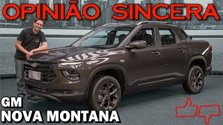 Nova Chevrolet Montana O que mudou Espaço versões motor preço Melhor que Fiat Toro e Strada [upl. by Osana104]