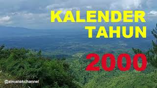 KALENDER TAHUN 2000 [upl. by Pik965]