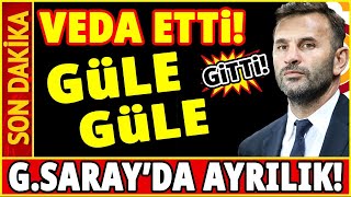 GALATASARAYDA AYRILIK VEDA ETTİ [upl. by Cirdnek597]