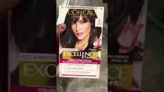 Loreal Excellence Hair Colour Cream [upl. by Carvey]