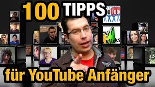 100 Tipps für YouTubeAnfänger  Commentorio [upl. by Ellehcan]