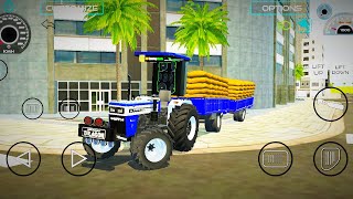 744 Swaraj Tractor workingshort viralyoutubeshorts automobile tractergame gaming [upl. by Iddet]