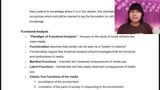 Theories of the Middle Range and the Functional Analysis Approach Book of Baran and Davis [upl. by Uria194]