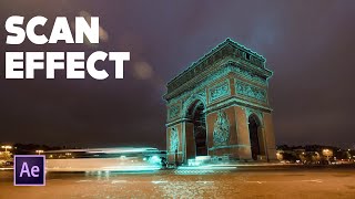 HOLLYWOOD SCAN EFFECT  AFTER EFFECTS Tutorial [upl. by Anerda]