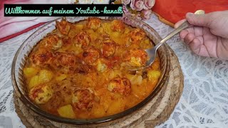 Auflauf Rezept mit Sahne einfach köstlich das Essen ist leckeres amp schnelles [upl. by Alesandrini99]