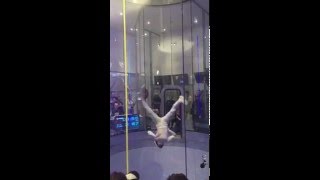 Indoor Skydiver Dances to Chandelier [upl. by Adnouqal]