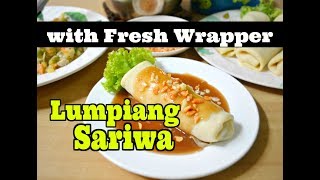 Lumpiang Sariwa with Homemade Wrapper [upl. by Yerxa]