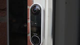 Removing the Arlo doorbell battery for charging [upl. by Nnahgaem]