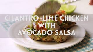 Paleo Cilantro Lime Chicken with Avocado Salsa [upl. by Matt439]