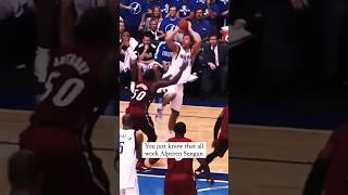 He tried to do a Dirk fadeaway in front of Dirk shorts nba dirknowitzki [upl. by Enilreug]