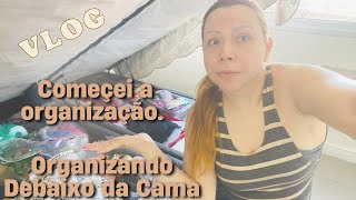 🏡 Vlog Comecei a Organização Dicas de Organização Organizando debaixo da Cama [upl. by Artima]