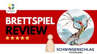 Brettspiel Review Schwingenschlag Feuerland Wyrmspan Brettspiel [upl. by Naehs]