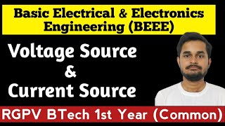 Voltage Source  Current Source  Voltage amp Current Source  Basic Electrical Engineering [upl. by Jeanette]