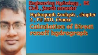 Engineering HydrologyHydrograph AnalysisDirect runoff hydrographBE Civilfourth semester DRH [upl. by Eagle]