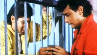 Salman Khan amp Aamir Khan in police station  Andaz Apna Apna  Comedy Scene 823 [upl. by Peggi]