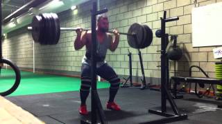 300kg Squat  90kg wraps [upl. by Pyne]