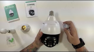 SYMYNELEC Light Bulb Camera Unboxing [upl. by Kingston]