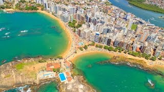 Voo de drone em Guarapari  Entre praias a cidade se destaca com sua beleza [upl. by Grigson996]