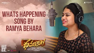 Whats Happening Song By Ramya Behara  Ravi Teja  Sreeleela  Thrinadha Rao  Bheems Ceciroleo [upl. by Notnil]