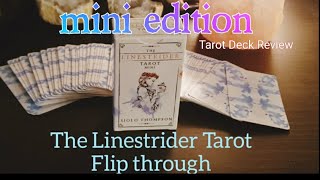 The Linestrider TarotMini EditionFlip Through Linestrider Tarot Deck Review [upl. by Selda]