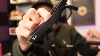 UNBOXING Ray Ban Meta Smart Sunglasses Large Wayfarer [upl. by Hannahoj]