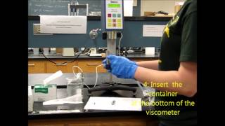 Viscosity of NonNewtonian Fluid Using Brookfield Rotational Viscometer [upl. by Ehsom]