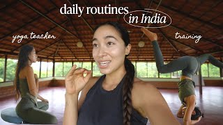 A 16 hour day in an advanced yoga teacher training  India [upl. by Ellehs]