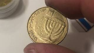 Moneda 10 agorot Israel 1988 “Menora” [upl. by Avruch]