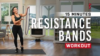 15 Min Resistance Bands  Lower Body Strength [upl. by Hodosh]