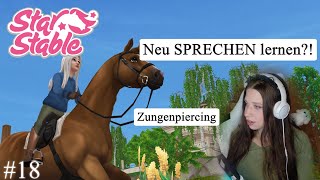 Sprachfehler durch mein ZUNGENPIERCING 😓 Star Stable Online mielavee 💖 18 [upl. by Nitsed]