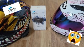 The Best Helmet Speaker for Drifting amp Motorcycle Helmets How to Install Cardo Spirit HD [upl. by Karyl417]