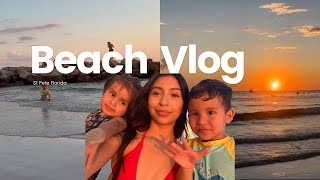 WEEKEND VLOG  beach trip with babies grocery shopping amp gym [upl. by Grantland]