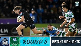 Glasgow Warriors v Benetton Rugby  Instant Highlights  Round 5  URC 202324 [upl. by Aisyle]