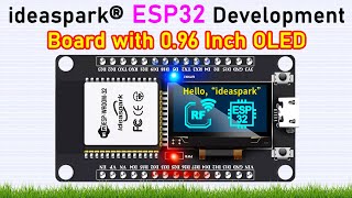 IdeaSpark® ESP32 Development Board with 096 Inch OLED Display CH340 WiFi  BLE [upl. by Onileba]