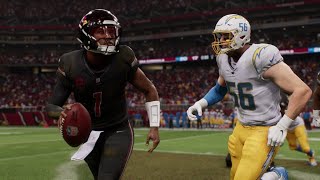 Arizona Cardinals vs Los Angeles Chargers  NFL Week 7 2024 Full Game Highlights Madden 25 Sim [upl. by Yroger]