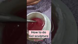 Nailart Tutorial How to do Nail gel sculpture Orane International Hyderabad [upl. by Loos2]