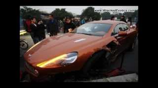 Aston Martin Rapide Crash NOVEMBER 2012 [upl. by Janene533]