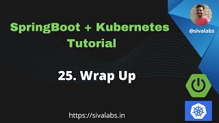 Spring Boot  Kubernetes Tutorial Series  Part 25  Wrap Up [upl. by Josie]