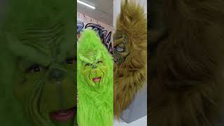 cartoon grinch mask or olive realistic colour grinch mask cosplay fancy dress costume [upl. by Primalia622]