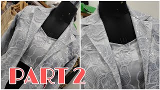 PART 2  Overcoat cutting n stitching tutorial  coti cutting or silay karna sikhe [upl. by Shaun756]